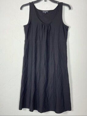 Eileen Fisher Dress Sleeveless Sundress Black